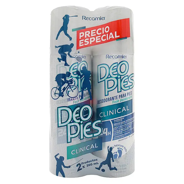 Desodorante Deo Pies Clinical Spray 260 Ml