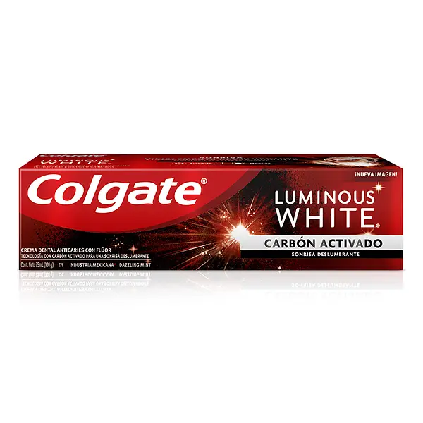 Crema Colgate Lumin.White Carbon Acti.75Ml