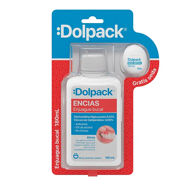 Enj.Buc.Dolaproffack Encia.Clorhex 180Ml+Seda