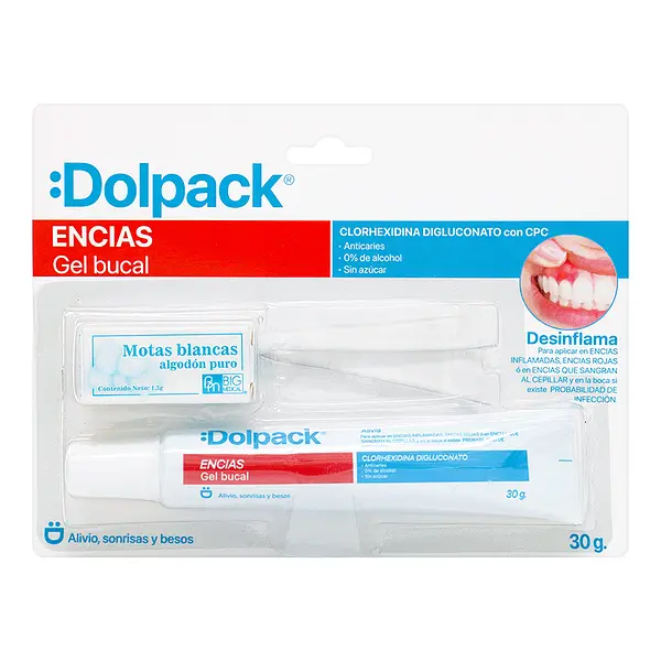 Gel Buc.Dolaproffack Encia.Clorhex 30G+Pin+Al