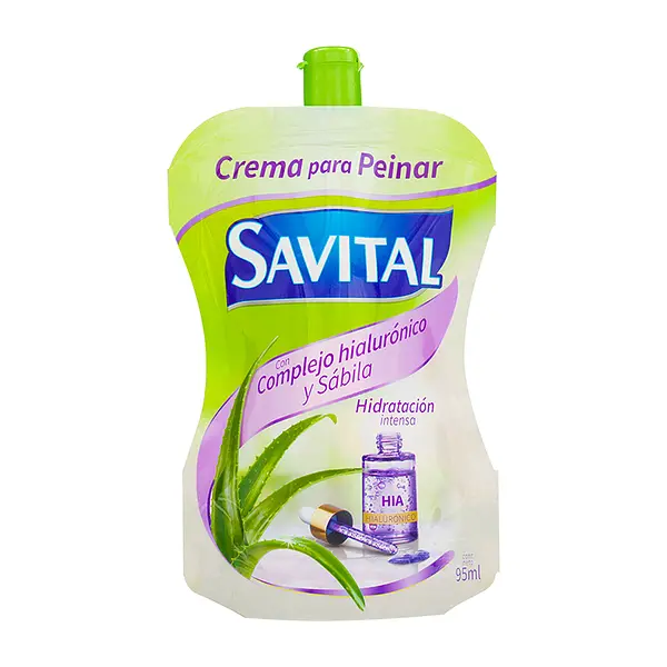 Crema Para Peinar Savital Hialuronico 95 Ml