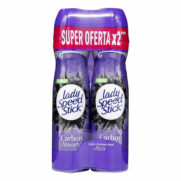 Desodorante Lady Speed Carb Spray Absorb 91G