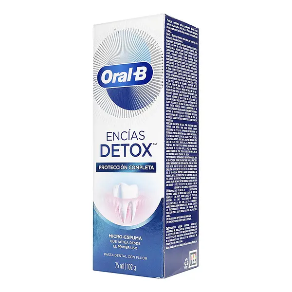Crema Dental Oral-B Encias Detox Pro.Com 75Ml