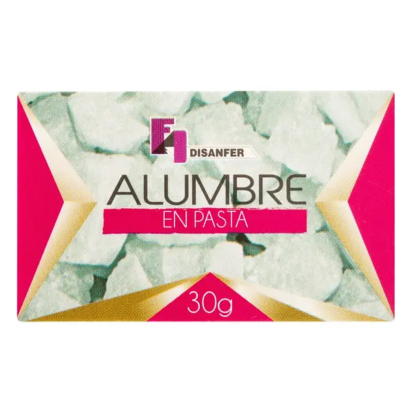Alumbre Natural 30 Gr Disanfer