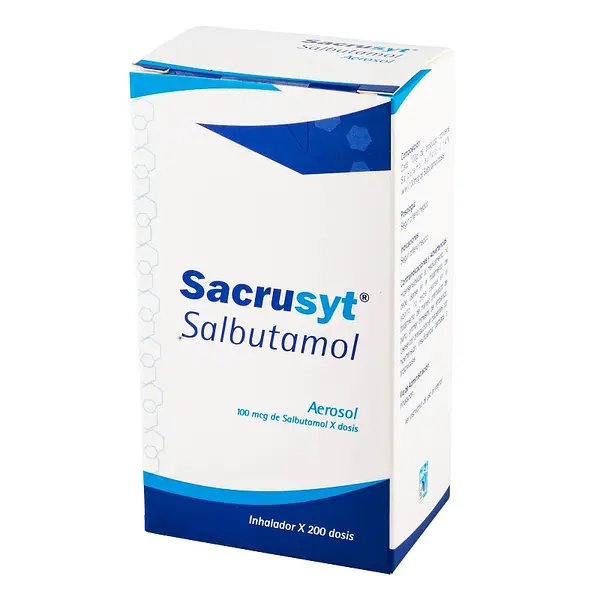 Salbutamol Sacrusyt Inhalador 200 Dosis