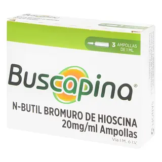 Buscapina 20 mg/1 ml 3 ampollas