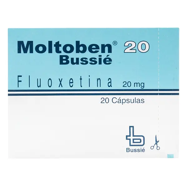 Moltoben 20 mg 20 cápsulas