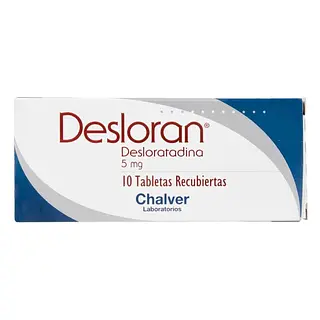 Desloran 5 mg 10 tabletas