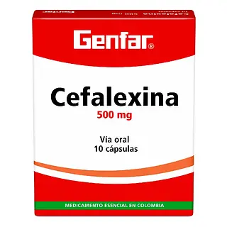 Cefalexina 500 mg 10 cápsulas