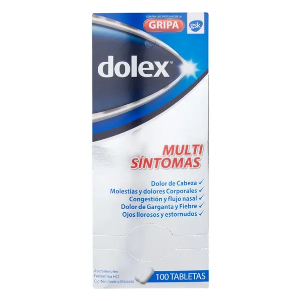 Dolex Gripa Caja x100