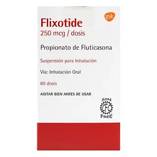 Flixotide Inhalador 250 mcg 60 dosis