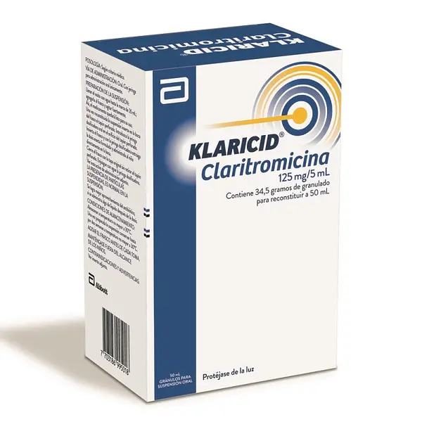 Klaricid 125 mg Suspensión 50 ml