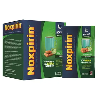 Noxpirin F Adultos Noche Panela Limón 24 sobres