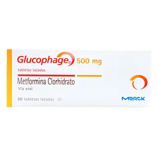 Glucophage 500 mg 30 tabletas