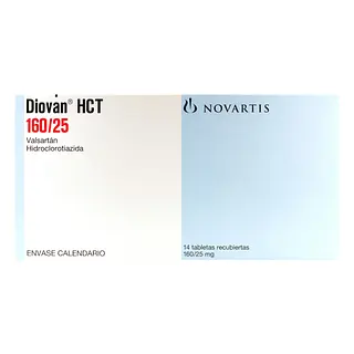 Diovan HCT 160/25 mg 14 tabletas