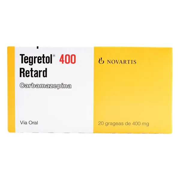 Tegretol Retard 400 mg 20 tabletas