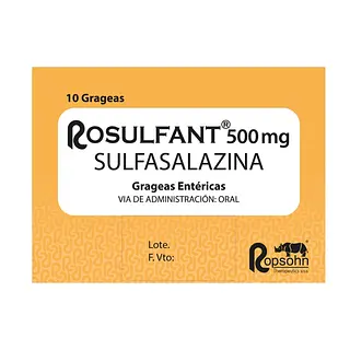 Rosulfant 500 mg 10 grageas