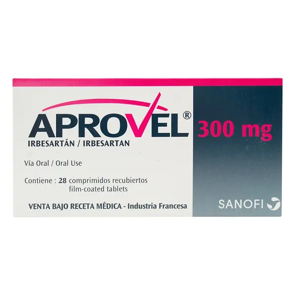 Aprovel 300 mg 28 tabletas