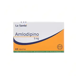 Amlodipino 5 mg 10 tabletas LS