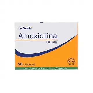 Amoxicilina 500 mg 50 cápsulas LS