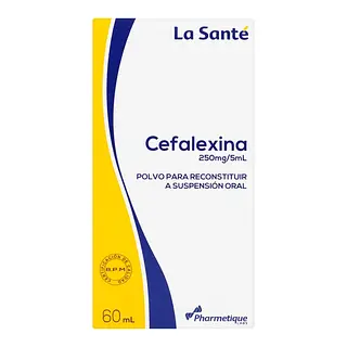 Cefalexina 250 mg suspensión 60 ml LS