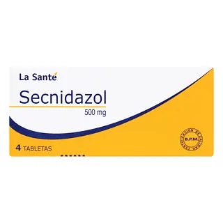 Secnidazol 500 mg 4 tabletas LS