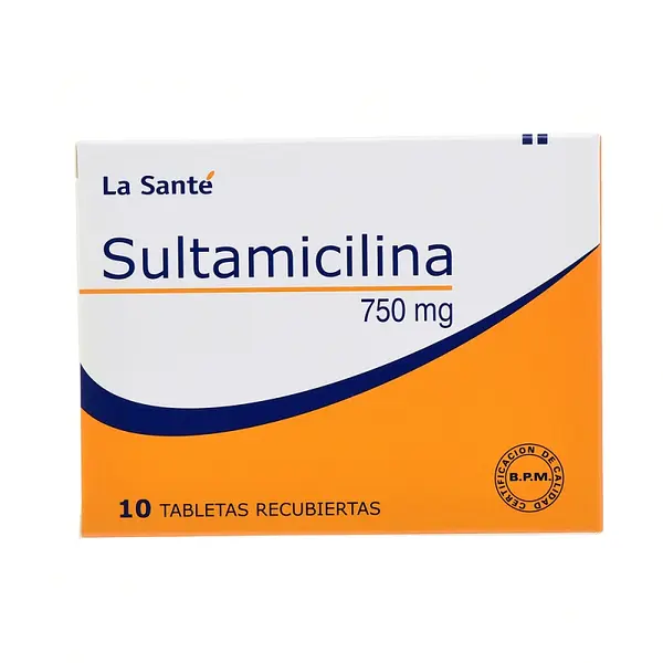 Sultamicilina 375 mg 10 tabletas LS