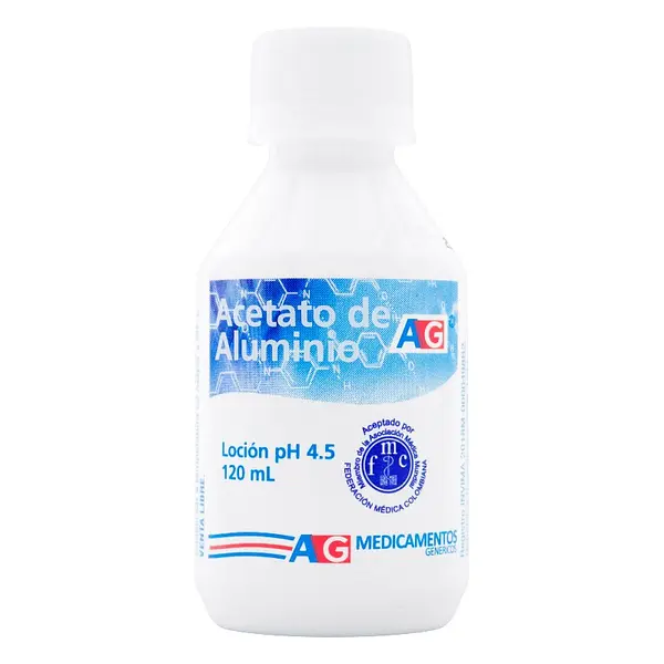 Acetato de Aluminio 120 ml AG