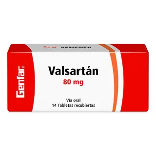 Valsartán 80 mg Caja x14 GF