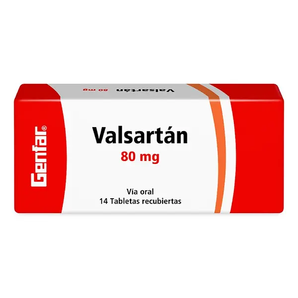 Valsartán 80 mg Caja x14 GF
