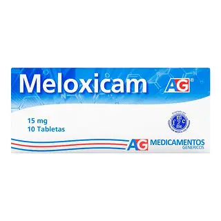 Meloxicam 15 mg 10 tabletas AG