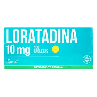 Loratadina 10 mg 400 tabletas