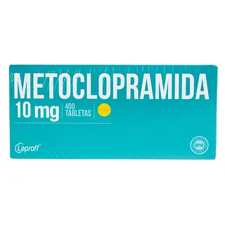 Metoclopramida 10 mg 400 tabletas LP