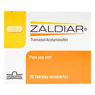 Zaldiar 37.5/325 mg Caja x20