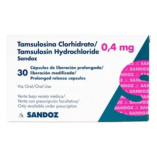 Tamsulosina 0.4 mg 30 cápsulas SZ