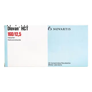 Diovan HCT 160/12.5 mg 28 tabletas