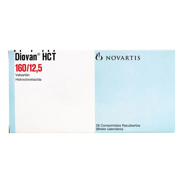 Diovan HCT 160/12.5 mg 28 tabletas