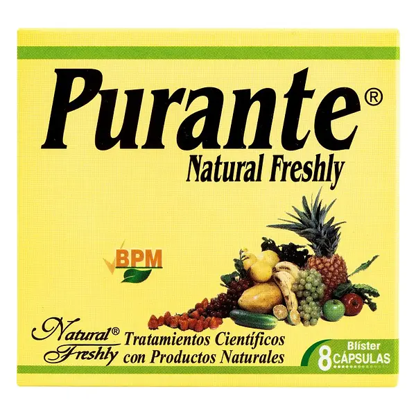 Purante Natural 8 cápsulas Freshly