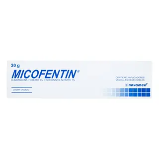 Micofentin Crema Vaginal 20 g con 3 aplicadores