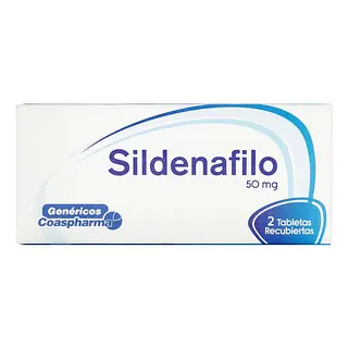 Sildenafil 50 mg 2 tabletas Coa