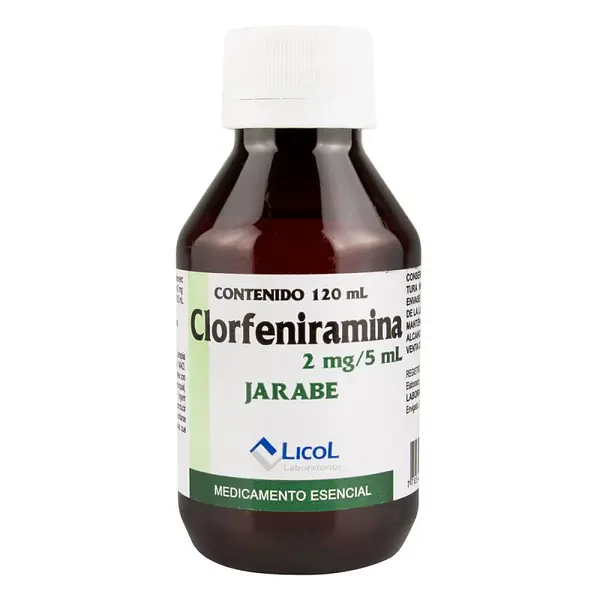 Clorfeniramina jarabe 120 ml LC