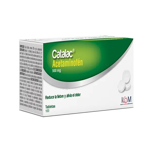 Catalac 500 mg 100 tabletas