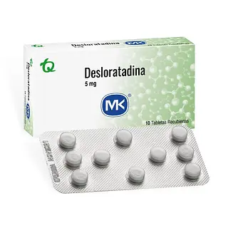 Desloratadina 5 mg 10 tabletas MK