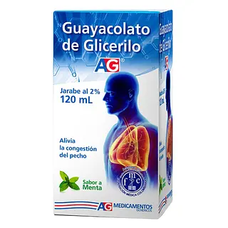 Guayacolato de Glicerilo 120 ml AG
