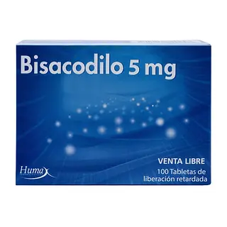 Bisacodilo 5 mg 100 tabletas HP