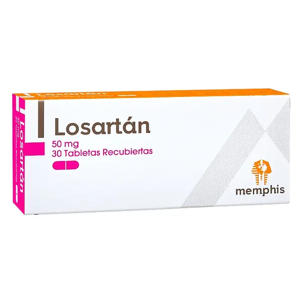 Losartán 50 mg 30 tabletas MP