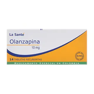 Olanzapina 10 mg 14 tabletas LS