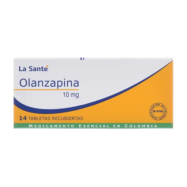 Olanzapina 10 mg 14 tabletas LS
