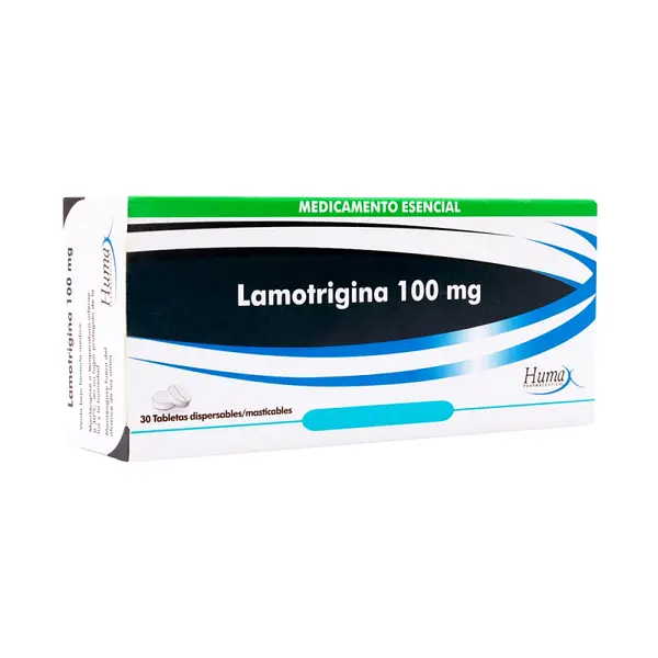 Lamotrigina 100 mg 30 tabletas HP