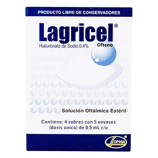 Lagricel Ofteno Solución Oftálmica 10 ml